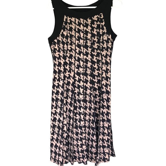 Perceptions Dresses & Skirts - Perceptions New York Black and Tan Fit & Flare Dress Size Small EUC Stretch